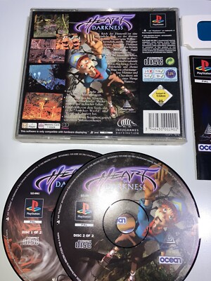 Heart Of Darkness – PS1 – Version Allemande Complet – Lunette 3D – Très Bon état