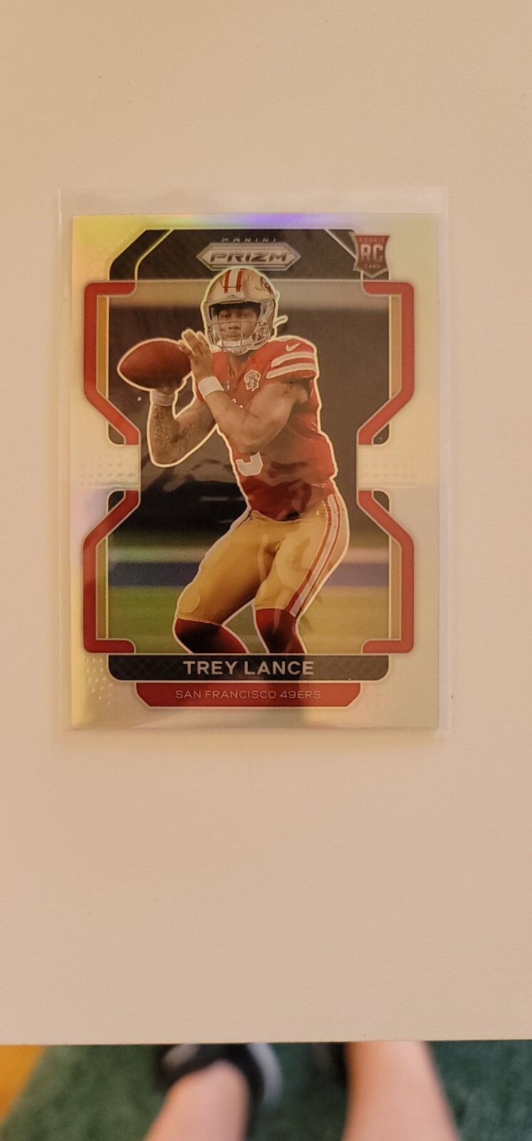 2021 Panini Prizm Rookie Variation Silver Prizm Trey Lance #V-333 RC