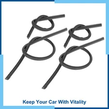 Universal Pack(4) 8x10mm 3 Section Car Windshield Wiper Blade Refill 400mm 650m