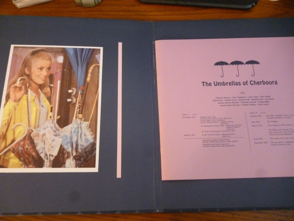 The Umbrellas of Cherbourg Original Soundtrack LP Philips Records PCC