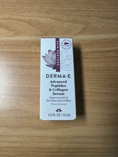 Derma E Advanced Peptides & Collagen Serum 0.5 oz Skin Restore New In Box