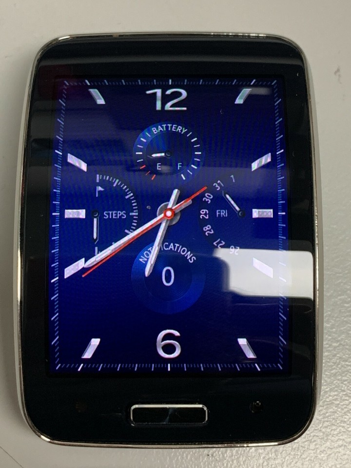 Samsung Galaxy Gear S SM-R750 Curved Super AMOLED Smart Watch - Black ...