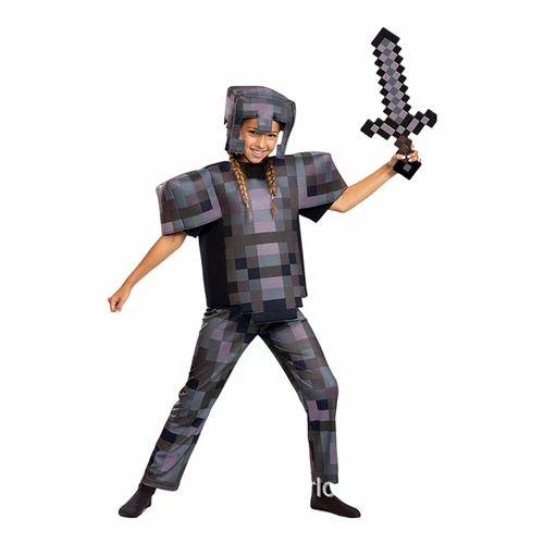 Kids Minecraft Halloween Cosplay Costume Jumpsuit Fancy Dress Party Outfit W1 - Picture 30 of 34