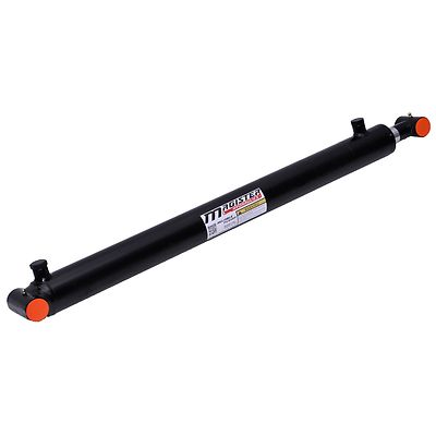 #ad Hydraulic Cylinder Welded Double Acting 2.5quot; Bore 20quot; Stroke Cross Tube 2.5x20 $292.95