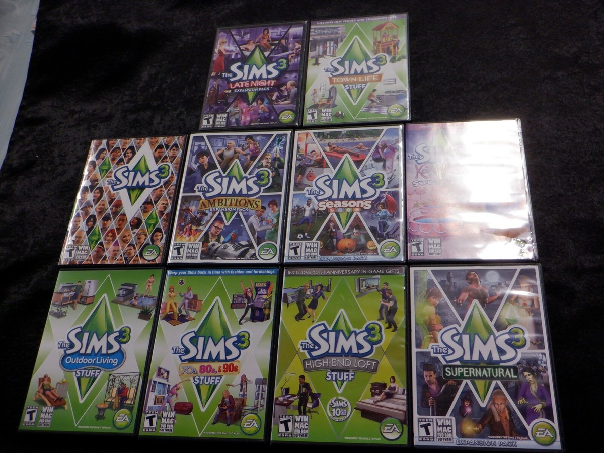 PC - The Sims 3 with 9 Expansion Packs Bundle - Great Condition | eBay PC - The Sims 3 with 9 Expansion Packs Bundle - Great Condition | eBay