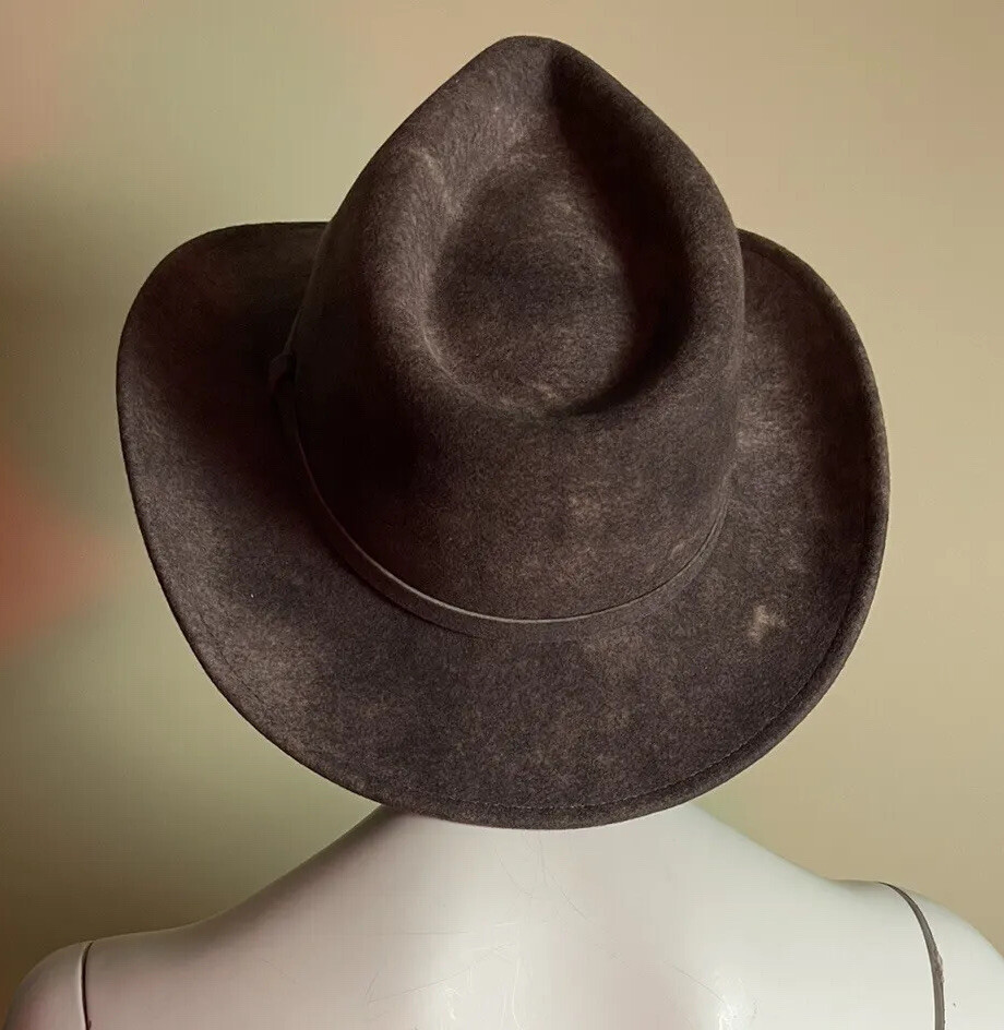 Free People TRAIL DUSTED Brown COWBOY HAT Australian Wool By  display picture 1
