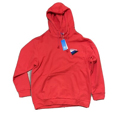 MEN ADIDAS ORIGINALS ANICHKOV HOODIE Red (BS2196), Sz L, 100
