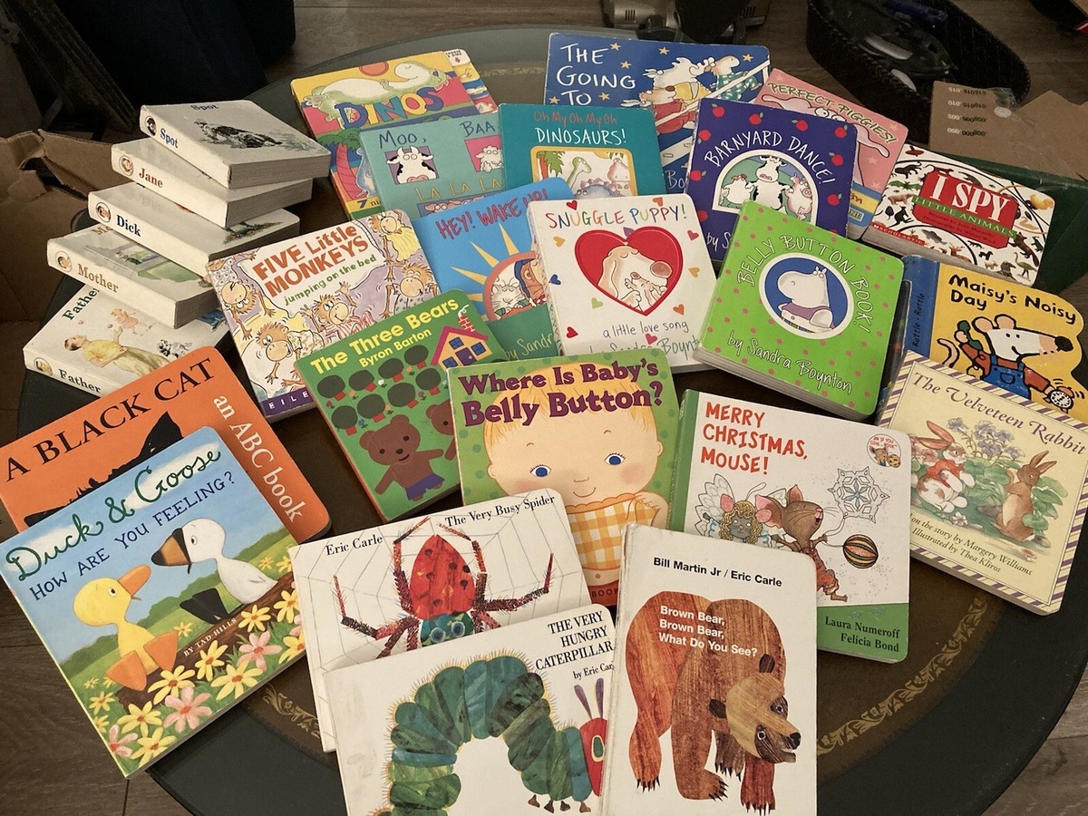 Lot of 26 Children BOARD Hardcover BABY TODDLER DAYCARE PRESCHOOL