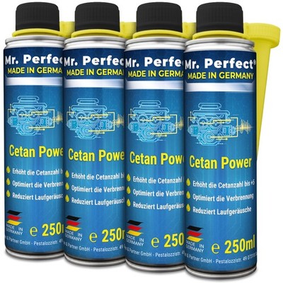 Mr. Perfect Cetan Power 4 x 250 ml | Diesel Cetan Booster & Dieseladditiv
