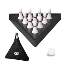 Tabletop Shuffleboard Bowling Pin Set Portable Shuffleboard Bowling Pin Game,Sol
