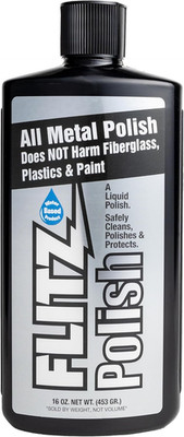 Multi Purpose Metal Polish 16oz Liquid Cleaner Aluminum Chrome Brass Silver