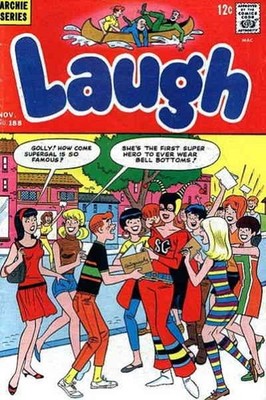 Laugh Comics #188 VG; Archie | low grade - November 1966 Supergal Cover - w/Bag+