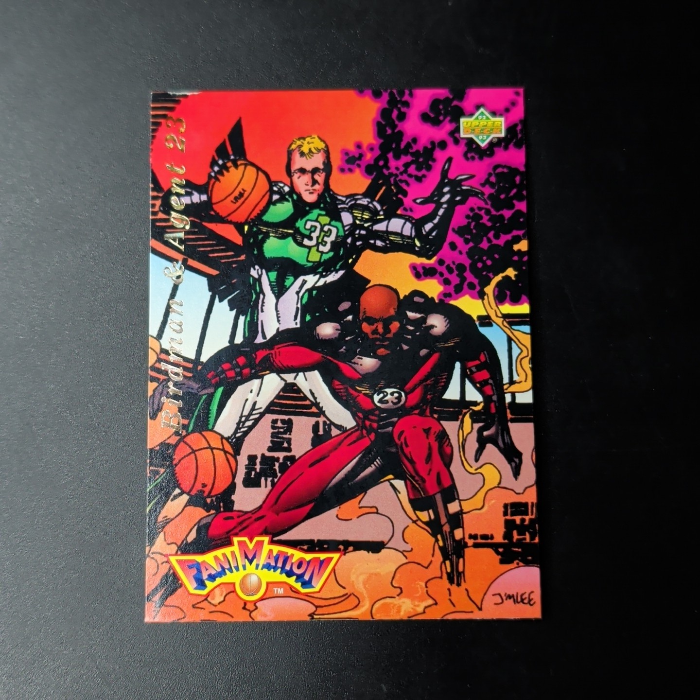 1992-93 NBA Upper Deck Michael Jordan/Larry Bird FaniMation #510