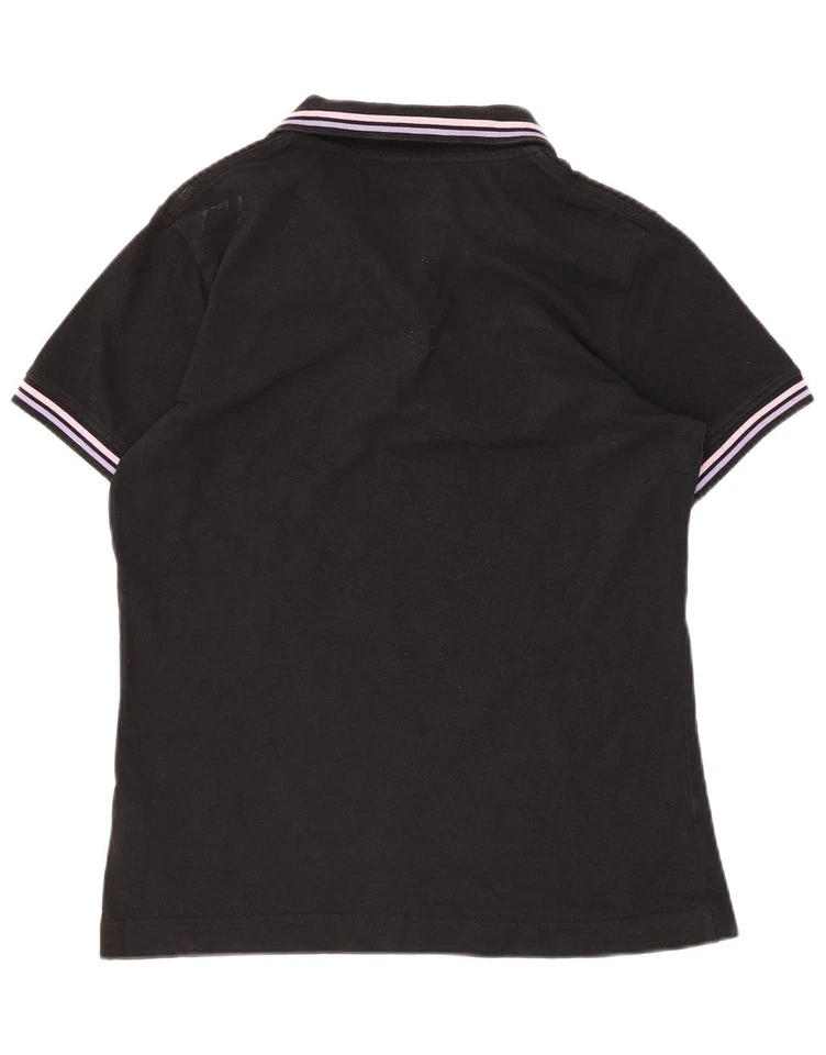 KAPPA Womens Polo Shirt UK 20 2XL Black Cotton CG14 - Image 2 of 4