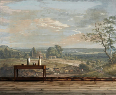 #ad Vintage Classic Painting Rural Wallpaper Mural Removeable Washable Peelamp;Stick $337.30