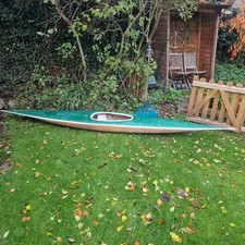 PYRANHA Canoe Kayak Green Made With Kevlar Canal Lake 
