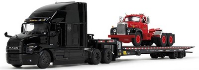 DCP 60-2151 1/64 Mack Anthem Schlafkabine Mit Landoll 440B Anhänger
