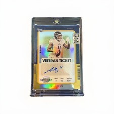 2021 Contenders Optic A.J Brown Veteran Ticket Autographs Gold /10 VTA-AJB