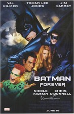 Val Kilmer Batman Forever Autographed 11 x 17 Movie Poster