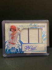 2024 Leaf Trinity Jumbo Patch Autographs Platinum Brady EBEL 8/49