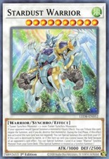 Stardust Warrior - LED8-EN052 - Common - 1st Edition - Damaged - Legendary Dueli