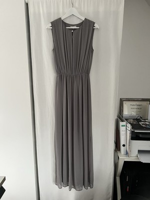 Marie Lund Copenhagen Maxikleid taupe Größe 40 neu mit Etikett