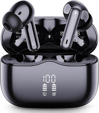 Wireless Earbuds, Bluetooth 5.4 Headphones in Ear with 4 ENC Noise Cancelling Mi