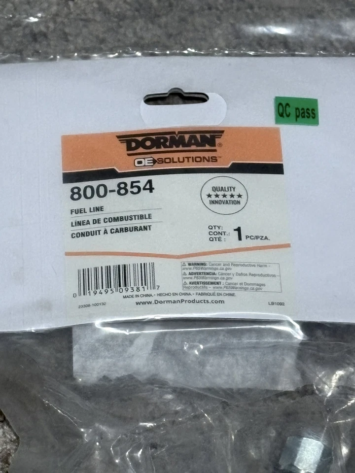 Dorman 800-854 Rear Fuel Line for 1990-1999 Chevy GMC C2500 C3500 - Image 2 of 4