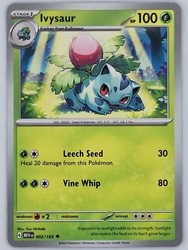 Ivysaur 002/165 Scarlet & Violet 151 Uncommon