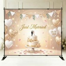 Backdrop Stand 10x8ft WxH , Portable Photo Studio Background Stand Support Ki...