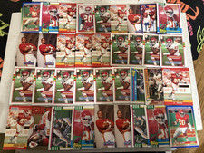 (56) Deron Cherry Football Cards Base Kansas City Cheifs Rutgers Lot Collection