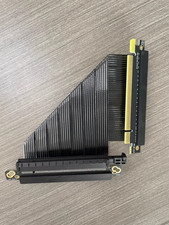 PCIe 4.0 x16 GPU Riser Cable Dual Reverse 14cm Pre-Bent for L300 SSUPD ITX New 