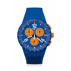 SWATCH PRIMARILY BLUE SUSN419 Watch (Blue) NEW