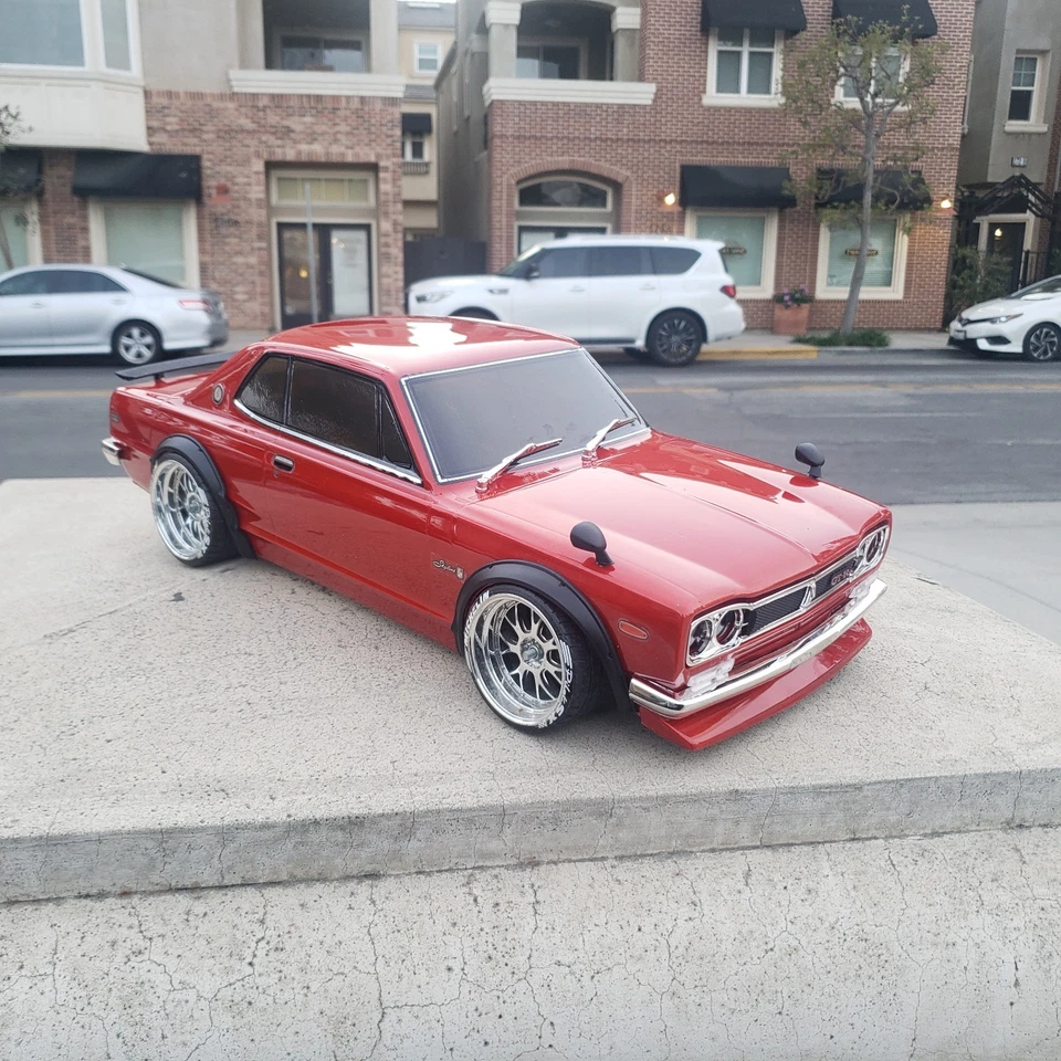 200mm 1/10 Custom Paint NISSAN 2000 4Tec-2 RDS HPI DC10 MST TT02 JDM Body Only - Image 3 of 4