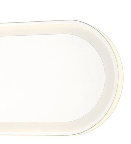Minka Lavery 6119-2 30" W x 6-3/4" H Contemporary Oval Metal - White - Picture 3 of 8