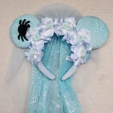 Tokyo Disney  Parks Halloween Ghost Bride Mansion  Headband Haunted Mansion Ears