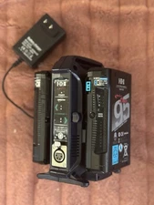 🔥2 IDX DUO-C95 LI-Ion V-Mount Batteries & 1 VL-2X  Charger/Power Supply MINT