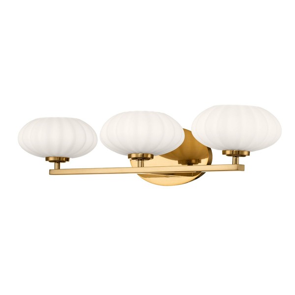 Badlampe Wand Spiegel 63,5 Cm Breit IP44 In Gold Weiß 32X G9 Led Leuchte-image