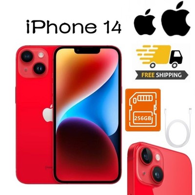 NEU Apple iPhone 14 - 256GB -(PRODUCT)RED (Ohne SImlock) (Dual-SIM)  Versiegelte