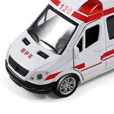 Ambulance Toy Car High Simulation Emergency Vehicle Toy With Light For Kids SET