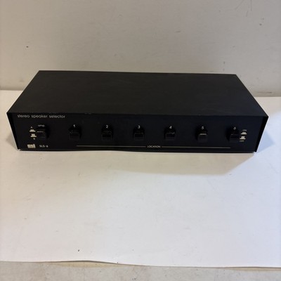 CSI SLS-6  6-Zone Stereo Speaker Selector Works Well