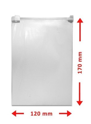 Gleitverschlussbeutel 50 Stück 120x170mm Zip-Beutel Reiß-Zieh-Verschluß Schieber