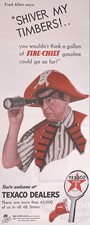 Texaco Fire-Chief Gasoline Fred Allen Advertisement Vintage Print Ad 1942 U