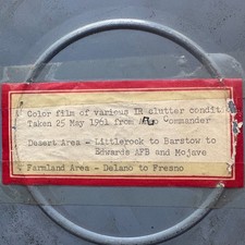 16mm Color Film IR Clutter Survey 1961 Edwards AFB Mojave Desert Aerial Hughes