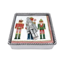New in Box - Mariposa Nutcracker Beaded Napkin Box
