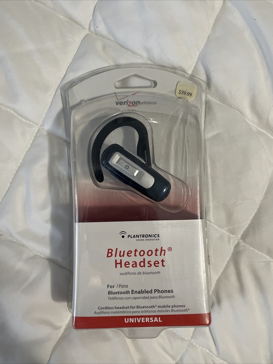 Verizon Plantronics Universal Bluetooth Headset PBT222Z for sale