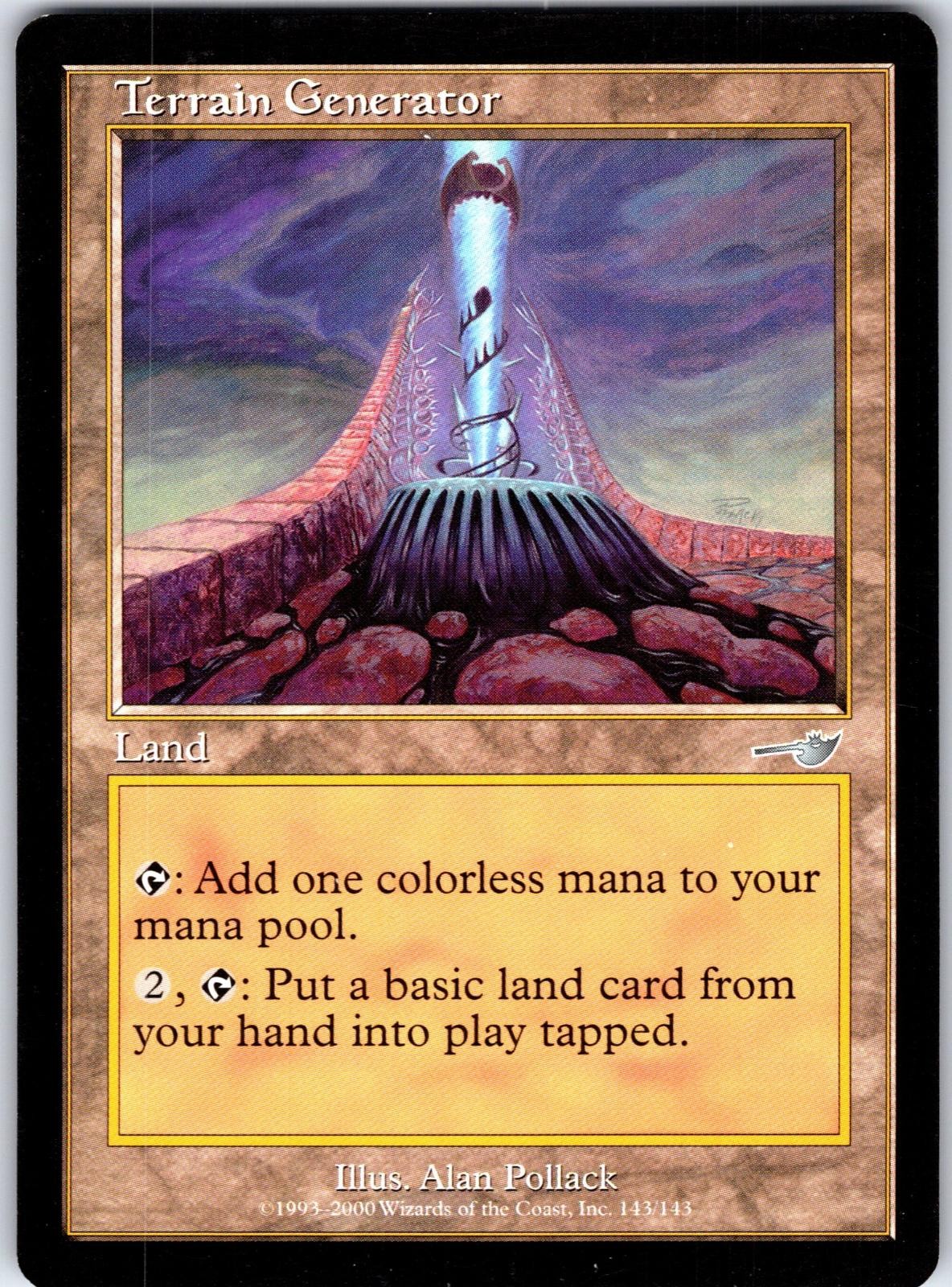 Terrain Generator 143 Uncommon Nemesis Magic: The Gathering Near Mint
