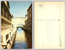 Canal Between Historic Buildings Postcard