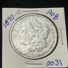 1890-O Morgan Silver Dollar AU Brilliant