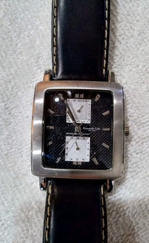 Men's Kenneth Cole Reaction Watch w/Date Sub-dial, 24-hour Sub-dial 50m Water - Picture 3 of 7